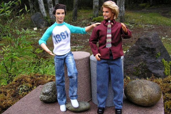 2010 Ken and 1997 Ken Doll
