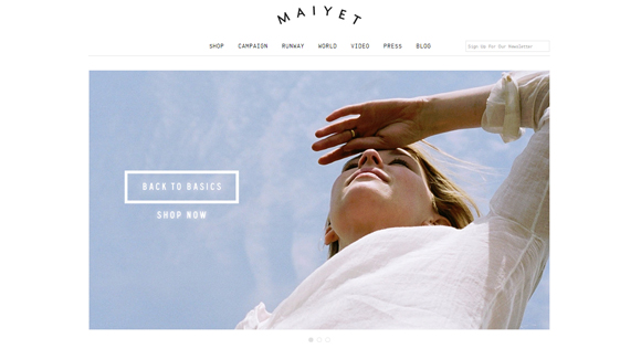 MAIYET Website